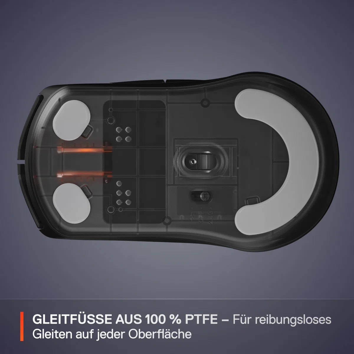 SteelSeries Rival 3 Wireless Gen 2 Gaming-Maus – 2,4 GHz Bluetooth – 18.000 DPI TrueMove Air-Optiksensor – 60 Mio. Klicks – PTFE-Gleitfüße – Schwarz