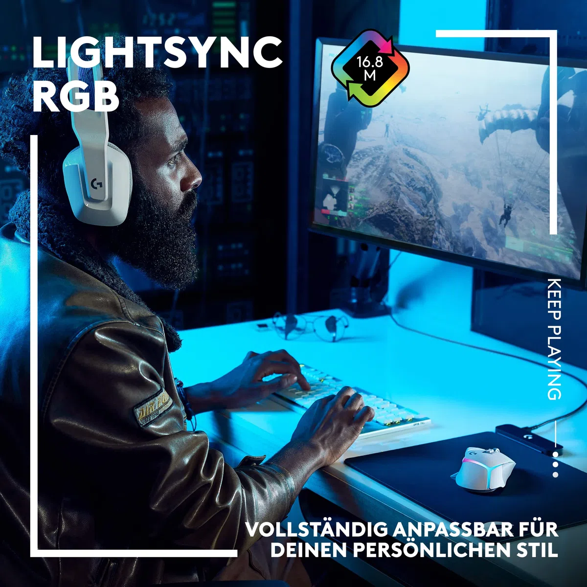 Logitech G502 X Plus Lightspeed Souris Gaming RVB Sans Fil Noir - Optique LIGHTFORCE, LIGHTSYNC, Capteur Hero 25K, PC/Mac