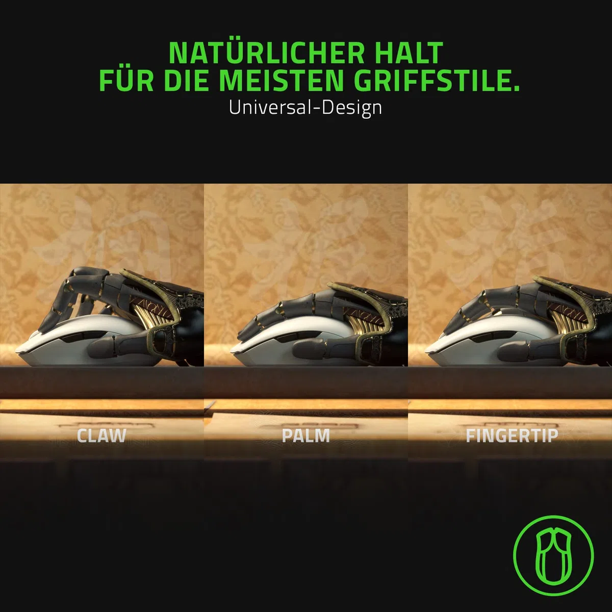 Razer Orochi V2 Mercury kabellose Gaming-Maus 950 Stunden Batterie-Laufzeit Weiß