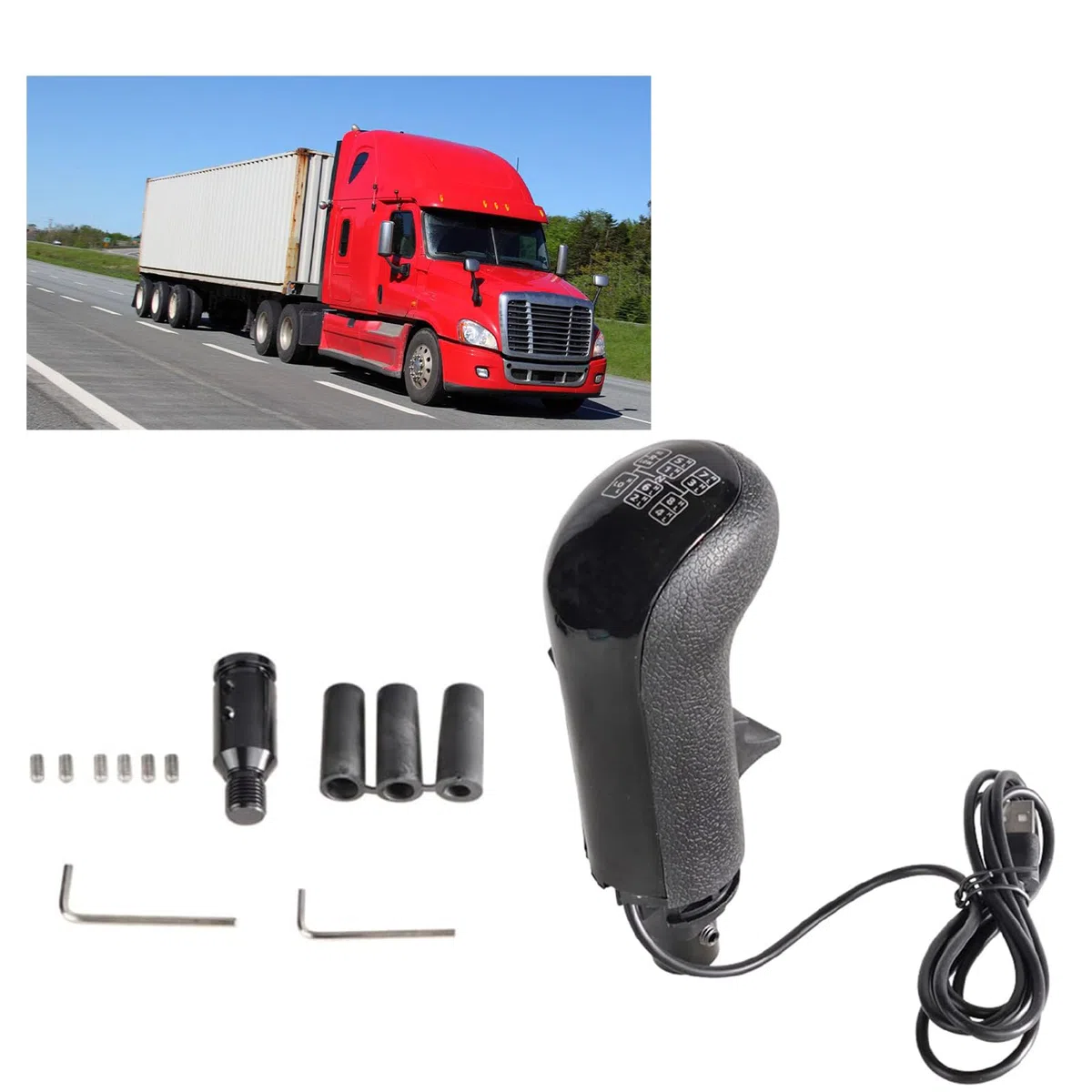 Schaltknauf Ersatz für Logitech G29 G27 G25 G920 USB Truck Simulator Shifter ATS ETS2 PC