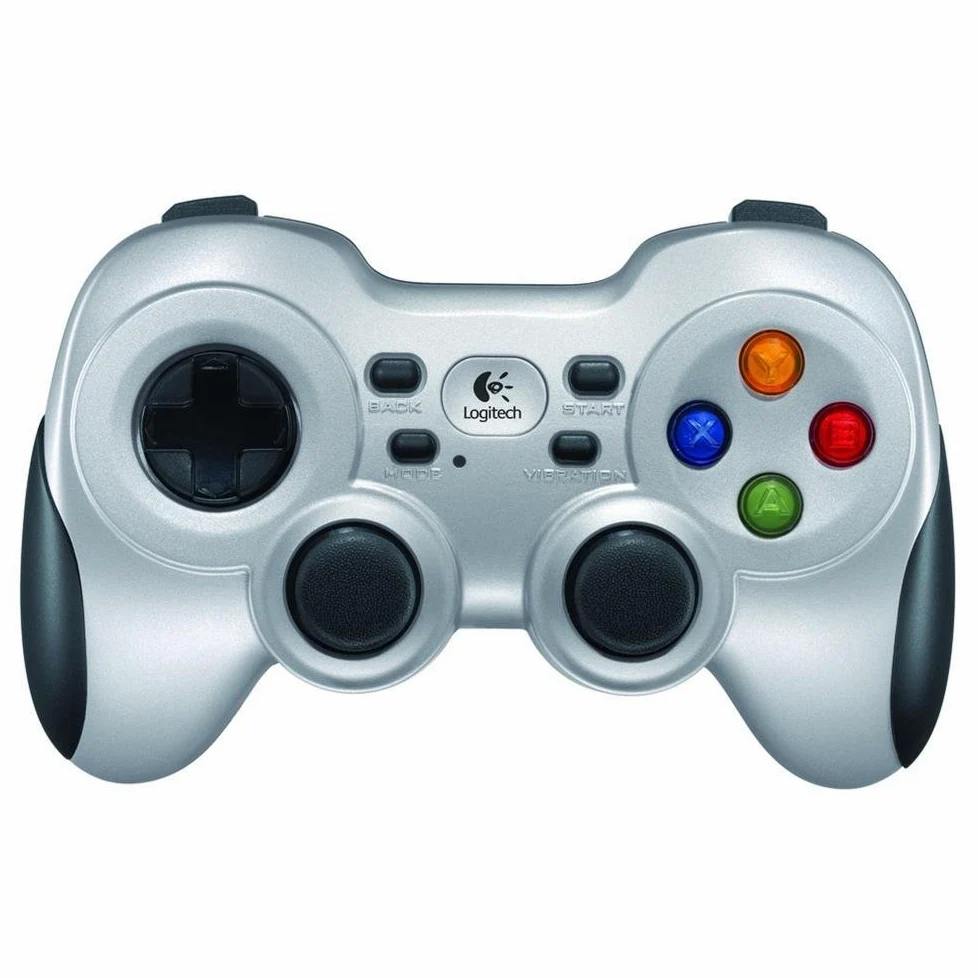 Logitech F710 kabelloses Gamepad, Spiele-Controller mit Konsolenartigem Layout, PC - Grau/Schwarz