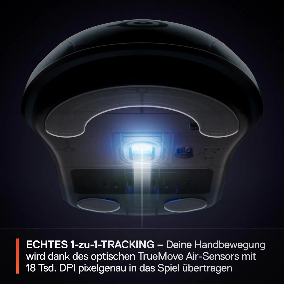 SteelSeries Rival 3 Wireless Gen 2 Gaming-Maus – 2,4 GHz Bluetooth – 18.000 DPI TrueMove Air-Optiksensor – 60 Mio. Klicks – PTFE-Gleitfüße – Schwarz