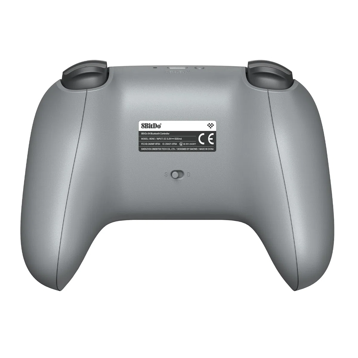 8BitDo 64 Bluetooth Controller Grey for Analogue 3D Switch Switch 2 Windows Android