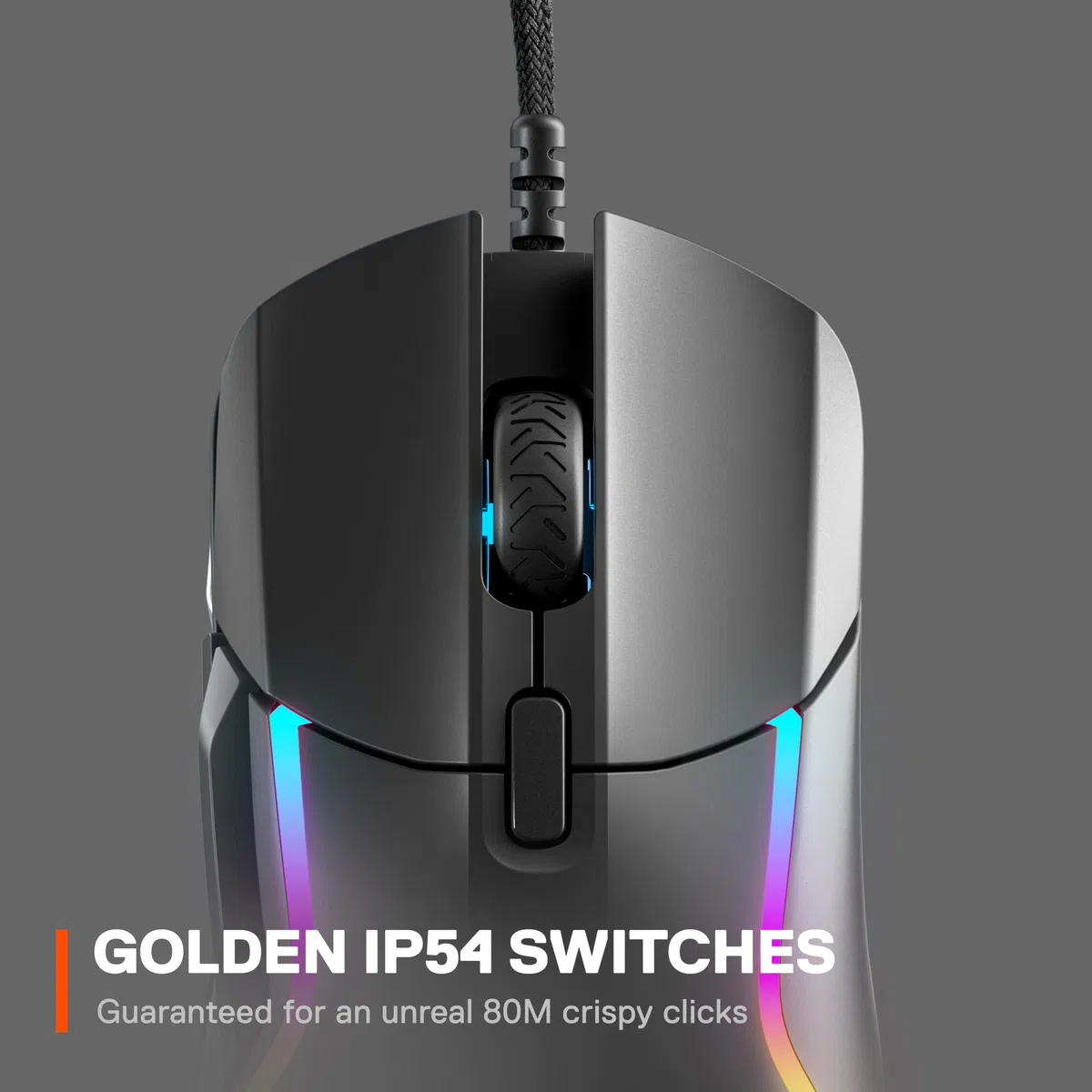 SteelSeries Rival 5 Gaming-Maus TrueMove Air Optische Sensor 18CPI 9 programmierbare Tasten 85 Gramm Schwarz