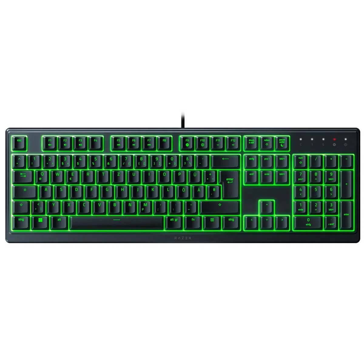 Razer Ornata V3 X Flache Membran-Tastatur mit Chroma RGB QWERTZ DE-Layout Schwarz
