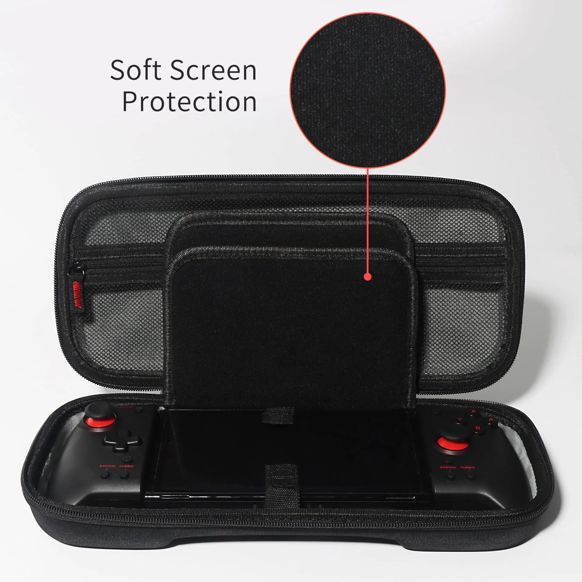 Hori Split Pad Pro Hülle – Tragbare Hartschale Tragetasche für Switch, RoG Ally, Binbok, NexiGo Joy Pad Controllers – leicht und stoßfest